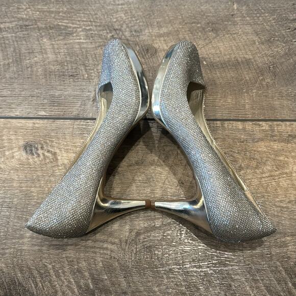 Bandolino Women's Myone Sparkle Pumps Heels Gold Size 8.5 - Picture 8 of 10